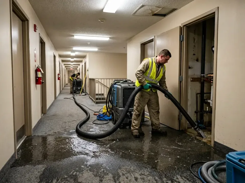 multi-unit-apartment-hallway-f-005 — frequently asked questions, Emergency Burst Pipe Water Extraction & Removal in Bacliff,…